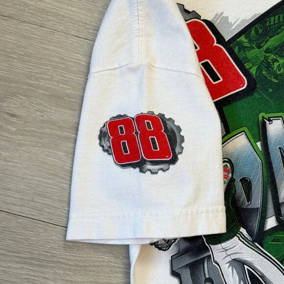 2009 NASCAR Dale Earnhardt Jr. #88 AMP Energy White T-Shirt - Size Youth Medium - Picture 7 of 11